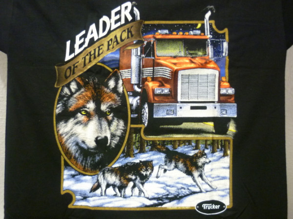 T-Shirt bedruckt mit Motiv: "Leader of the Pack"