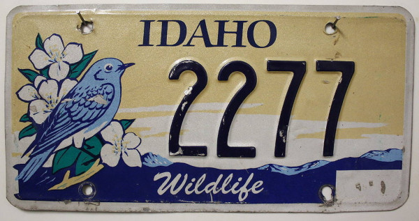 IDAHO Wildlife - Nummernschild # 2277 ... ≡