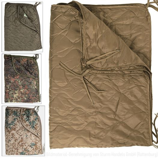 Grosse Steppdecke 210x150 mit Transportbeutel