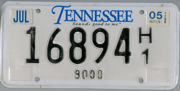TENNESSEE Truck Typ 9000 - Nummernschild # 16894 =