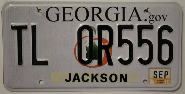 GEORGIA .gov - Nummernschild # TLOR556 =