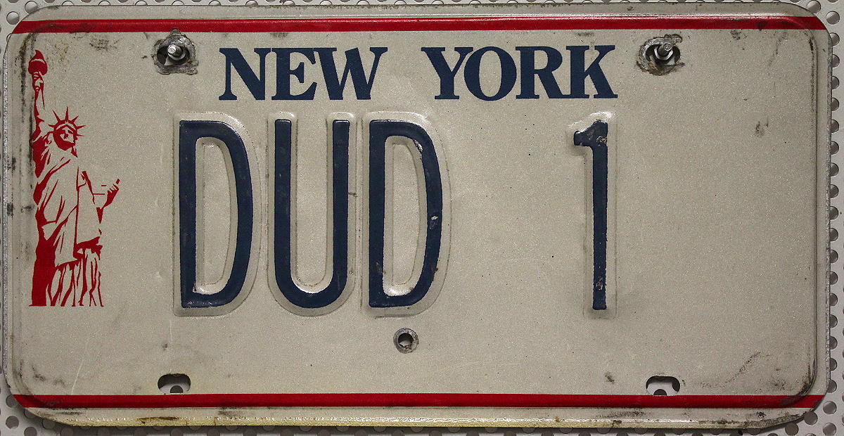 NEW YORK Freiheitsstatue Grafik- Nummernschild # Schilder aus USA