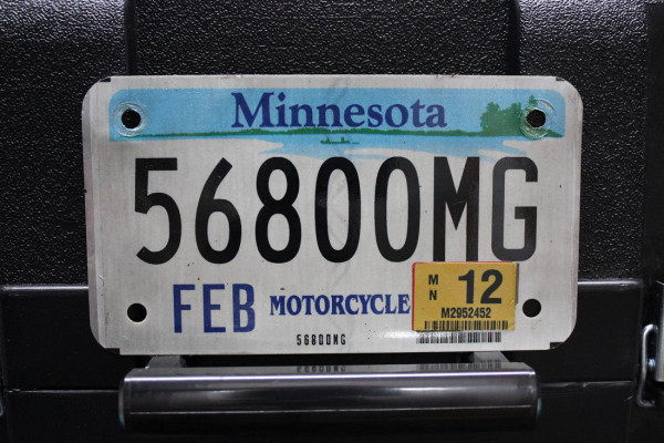 Motorradschild MINNESOTA Nummernschild # 56800MG =