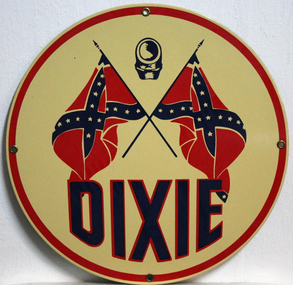 Nostalgie Schild mit Motiv Südstaaten Flags / DIXIE